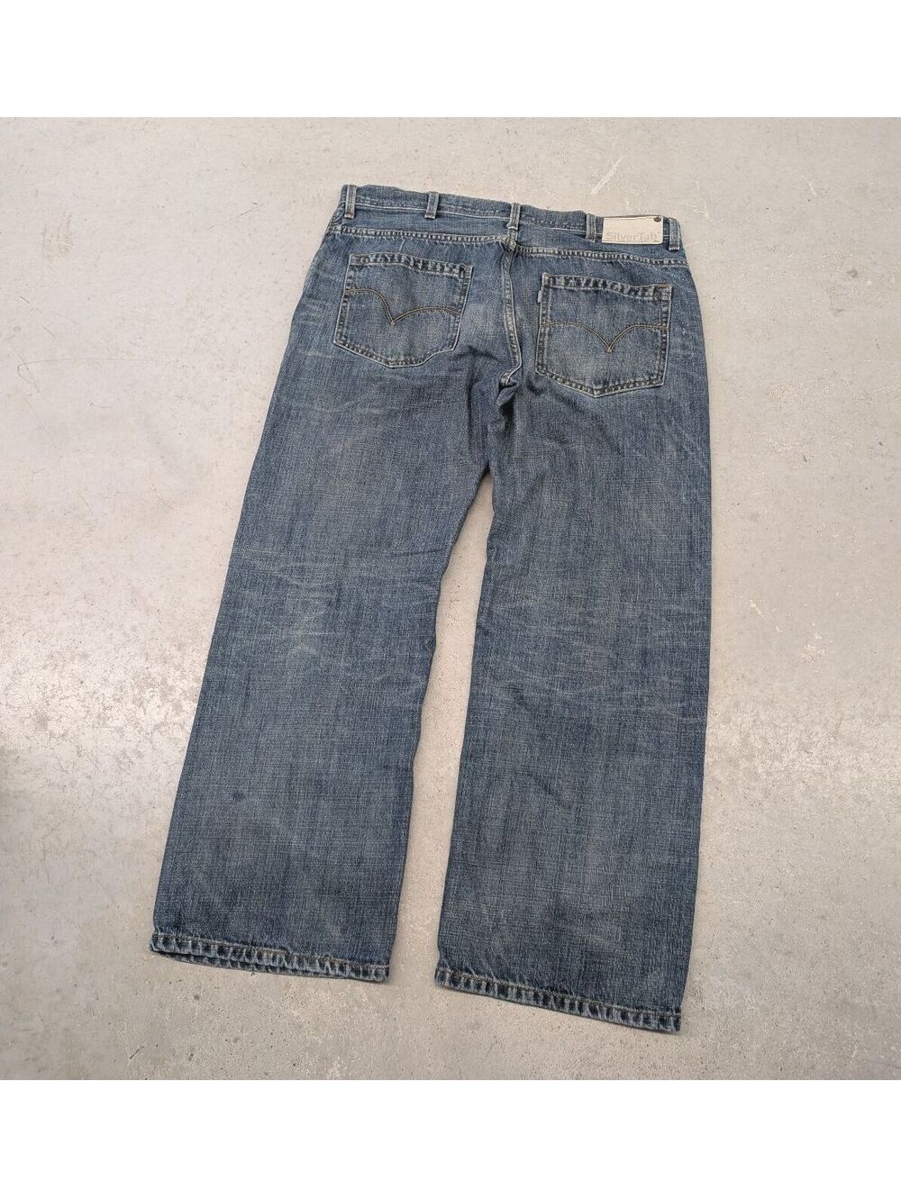 Vintage Y2K Levis Silver Tab Loose Fit Baggy Denim Jeans